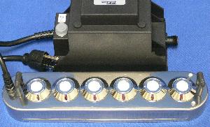 6 disc ultrasonic transducer with tracing light